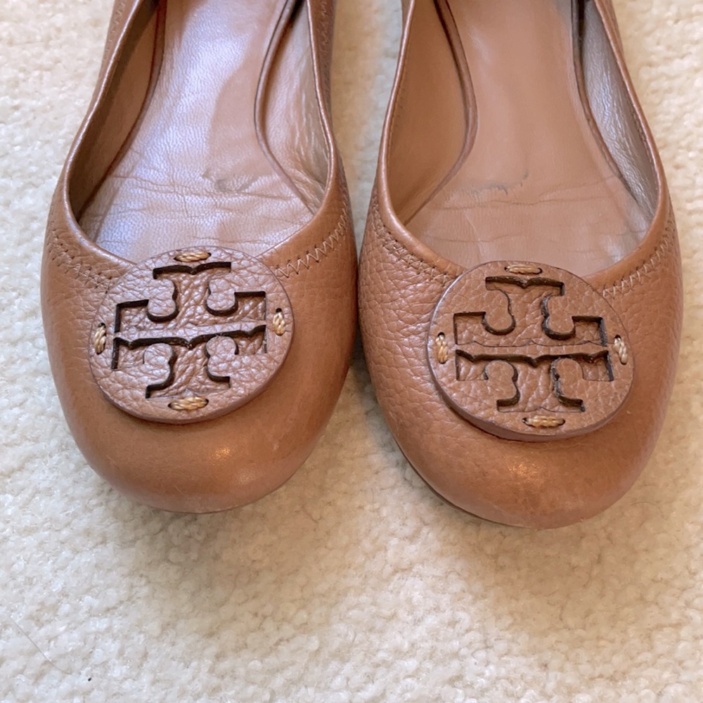 TORY BURCH GENUINE LEATHER REVA FLATS - Picture 4 of 5